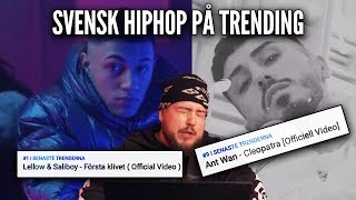 REAGERAR PÅ SVENSK HIPHOP PÅ TRENDING ANTWAN amp SALIBOY LELLOW [upl. by Mueller]