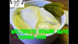 Weltbeste vegane Mayo cremig fein  vegan kochen mit Jérôme Eckmeier [upl. by Odlawso]