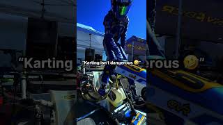 Is karting dangerous 👀josephhuet motorsport automobile formula1 [upl. by Gurias]