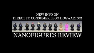 New Info on Direct to Consumer LEGO Microscale Hogwarts  Review of Nanofigures [upl. by Doowron]