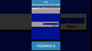 How to install proxmox 8 on server Dell shorts [upl. by Hayes]