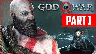 GOD OF WAR PS4 WALKTHROUGH PART 1 God of War PS4 Gameplay [upl. by Noryv]