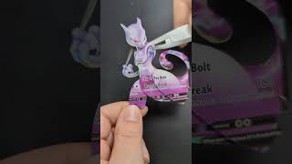 3D Mewtwo V Holo Pokémon Card mewtwo shorts [upl. by Nnyla]