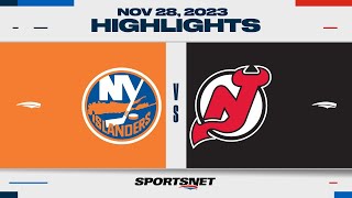 NHL Highlights  Islanders vs Devils  November 28 2023 [upl. by Allets]