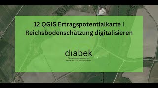 12 QGIS Ertragspotentialkarte I Reichsbodenschätzung digitalisieren [upl. by Atteniuq]