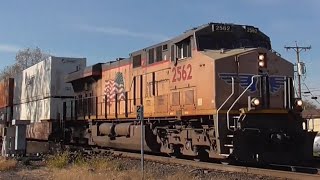 UP 2562 Leads ZEGYC through Chicago Heights IL [upl. by Dessma823]