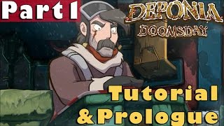 1 Deponia Doomsday Gameplay Guide  Tutorial amp Prologue  PC Full Walkthrough Lets Play [upl. by Lavern]