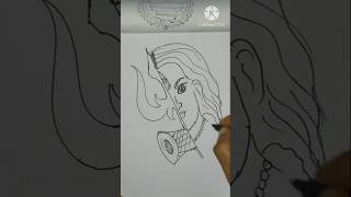 Durga ma ka drawing ll chobi aka ll sketch art durga shorts [upl. by Lama47]