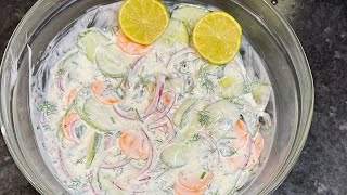 Cucumber salad that burns belly fat My mom lost 25 kg in a month Creamy Cucumber Salad Recipe [upl. by Yup]