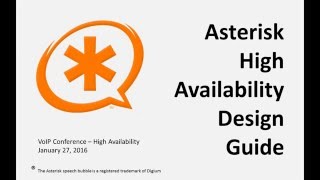 Asterisk High Availability Design Guide [upl. by Eula]