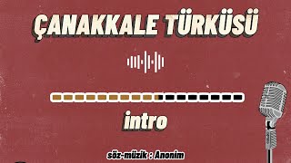 Çanakkale Türküsü  KARAOKE Fon Müziği  Çanakkale İçinde [upl. by Cecilio483]