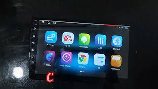 Display Setting in TS7 Android Car stereo Touch screen problem in Android head unit [upl. by Hallutama]