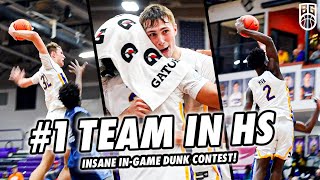 1 RANKED MONTVERDE ACADEMY HAVE IN GAME DUNK CONTEST DURING HOME DEBUT 🤯🍿 [upl. by Biles]