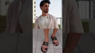 Men Flat Sandals mensandals menshoes mensendals arabicsandals chic chicshoes chicuae [upl. by Darahs881]