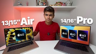 M3 MacBook Air vs M3 MacBook Pro Which One is for You [upl. by Ramak]