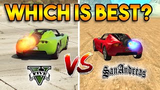 GTA 5 ROCKET VOLTIC VS GTA SAN ANDREAS ROCKET VOLTIC  WHICH IS BEST [upl. by Yelekreb]