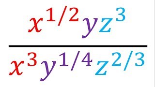 Expresiones algebraicas con exponentes fraccionarios  Ejemplo 2 [upl. by Ena]