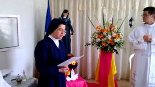 HIMNO A SANTA LUISA DE MARILLAC Y COMENTARIO INCIAL PARA LA EUCARISTIA [upl. by Yecak]