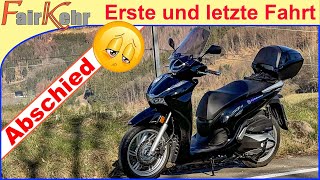 Honda SH 350i  die erste Fahrt in 2024 [upl. by Llaccm]