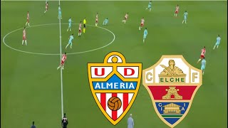 Elche CF 12 UD Almería Resumen y Goles  La Liga 2  20242025 [upl. by Nevet]