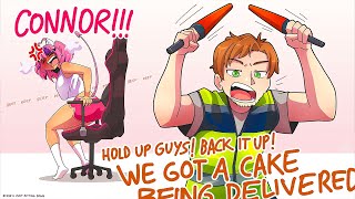 Ironmouse Lose It At CDawgVA Reacting To Her Huge Cake [upl. by Esaj]