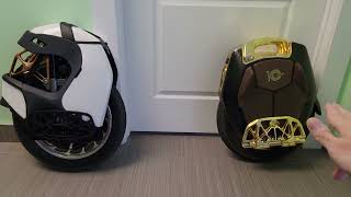 Comparison KingSong S18Pro S18 Pro vs KingSong 16X limited edition EUC Electric Unicycle [upl. by Anilac]