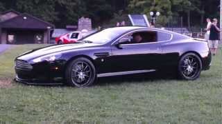 2010 Aston Martin DB9 exhaust sound [upl. by Arathorn]