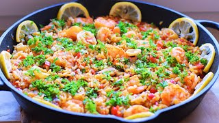 Seafood Paella [upl. by Ennairoc]