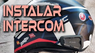 Como instalar intercomunicador en tu casco CARDO SPIRIT duo [upl. by Sheree320]