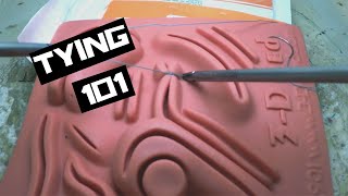 LAPAROSCOPIC SURGERY BASICS 1  TYING AN INTRACORPOREAL KNOT [upl. by Aelsel591]