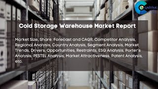 Cold Storage Warehouse Market Report 2024  Forecast Market Size Growth Trends [upl. by Eniamert]