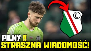 🔴ALERT W LEGII WARSZAWA KOLEJNA GWIAZDA KONTUZJOWANA LEGIA MOŻE ZOSTAĆ OSŁABIONA LEGIA WARSZAWA [upl. by Norb]