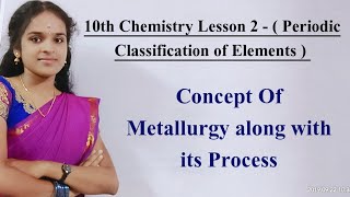 Metallury and its Process with detail Explanation In Lesson 2  Periodic Classification of Elements [upl. by Genevra]