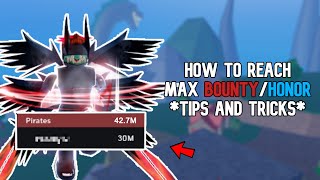 How To Get MAX BountyHonor TIPS AND TRIKCS Blox Fruits [upl. by Bowler181]