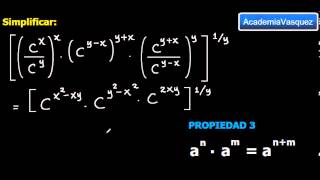 Potenciación con Expresiones Algebraicas Ejercicio 3 [upl. by Conlon]