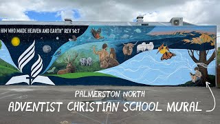 Palmerston North Adventist Christian School mural [upl. by Acherman]