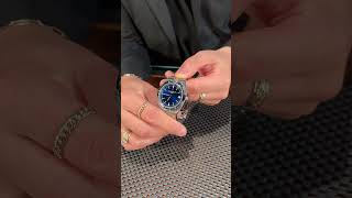 Vacheron Constantin Overseas Blue Dial Steel Mens Watch 4500V Review  SwissWatchExpo [upl. by Kilam]