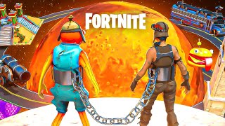 CHAINED TOGETHER IN FORTNITE  Fortnite Funny Moments [upl. by Nelav]