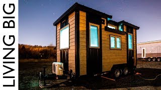 Living Big in a Tiny House Our Traveling Tiny Home In North America [upl. by Jephum]