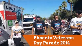 Phoenix Veterans Day Parade 2014 [upl. by Anedal]