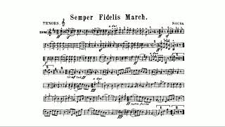 Semper Fidelis March Tenors By John Philip Sousa [upl. by Peckham]