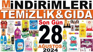 MİGROS İNDİRİMLERİ SON GÜN 28 AĞUSTOS KATALOĞU  MİGROSKOP TEMİZLİK GIDA  MİGROS İNDİRİMİ BU HAFTA [upl. by Ancelin]