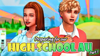 PREPARING FOR OUR ROYAL HIGH SCHOOL ALTERNATE UNIVERSE Part 1  The Sims 4 [upl. by Clementine376]