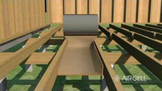 AirCell® Permifloor 500® installation instructions Suspended timber framed floor [upl. by Nylatsirk]