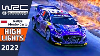 WRC Rally Highlights  Results of WRC Rallye MonteCarlo 2022 [upl. by Ias824]