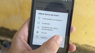 Como ativar a opção estilo dos icones no celular [upl. by Nahsab]