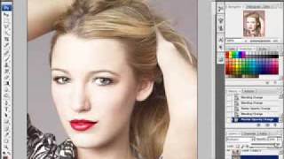 Photoshop  Gossip Girl  Blake Lively digital beauty [upl. by Nahshunn]