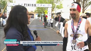 2024 Mens Overall Knoxville Half Marathon Winner [upl. by Notsur]