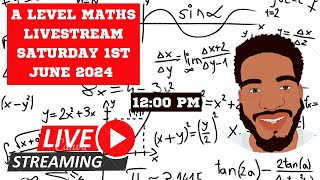 A Level Maths Livestream  Pure Maths  Paper 1  June 2024  Edexcel AQA OCR MEI B [upl. by Haral37]