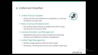 Arcserve UDP Technical Training [upl. by Ardrey]